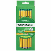 Ticonderoga Pre-Sharpened No.2 Yellow Wood-Cased Pencils