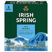 Irish Spring Icy Blast Deodorant Bar Soap for Men