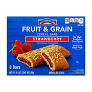 Hill Country Fare Fruit & Grain Cereal Bars - Strawberry