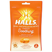 Halls Throat Soothing Cough Drops - Honey