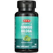 H-E-B Herbals Ginkgo Biloba Capsules - 120 mg