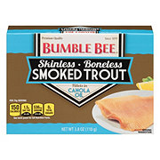 Bumble Bee Skinless Boneless Smoked Trout Fillets in Canola Oil