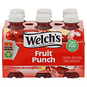Welch's Fruit Punch Juice Drink 10 oz Bottles