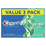 Crest Complete Scope Toothpaste Minty Fresh, 3 pk