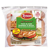 Tyson Frozen Boneless Skinless Chicken Breasts, Thin Sliced