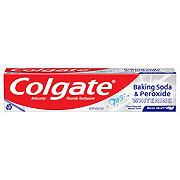 Colgate Baking Soda & Peroxide Whitening Anticavity Toothpaste - Brisk Mint