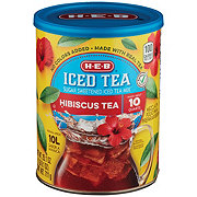 H-E-B Hibiscus Tea Sugar Sweetened Iced Tea Mix