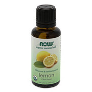 NOW Organic Essential Oils 100% Pure Lemon Oil