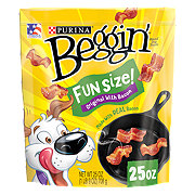 Beggin' Purina Beggin' With Real Meat Dog Treats, Fun Size Original With Bacon Flavor