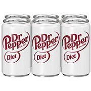 Dr Pepper Diet Soda Mini 7.5 oz Cans