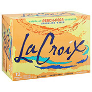 LaCroix Peach Pear Sparkling Water 12 oz Cans