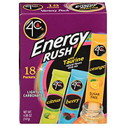 4C Energy Rush with Taurine Totally Light 2 Go Variety Pack