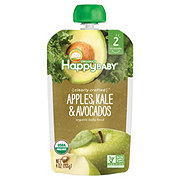 Happy Baby Organics Stage 2 Pouch - Apples Kale & Avocados