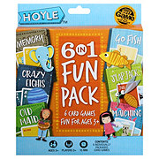 Hoyle 6-in-1 Classic Kids Card Games Fun Pack