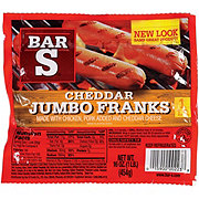 Bar S Jumbo Franks Hot Dogs - Cheddar