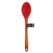 Cocinaware Silicone Spoon with Wood Handle – Red
