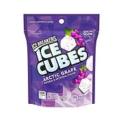 Ice Breakers Ice Cubes Arctic Grape Sugar Free Chewing Gum Pouch