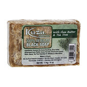 Kuza 100% African Black Soap With Shea Butter & Tea Tree