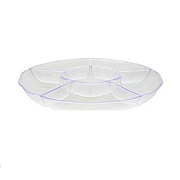 Maryland Plastics Catering Tray Sectional Clear