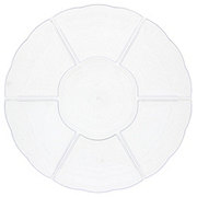Maryland Plastics Plastic Catering Sectional Tray Clear