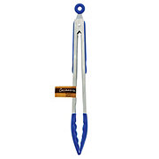 Cocinaware Silicone Tongs with Stainless Steel Handles – Cobalt Blue