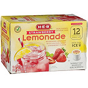 H-E-B Strawberry Lemonade Single Serve Cups