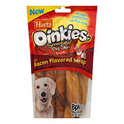 Hartz Oinkies Smoked Pig Skin Bacon Flavored Wraps