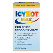 Icy Hot Lidocaine Plus Menthol Cream