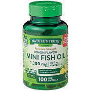 Nature's Truth Mini Fish Oil 1300 mg Lemon