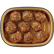 Meal Simple by H-E-B Prime 1 Beef & Hot Italian Pork Meatballs