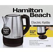 Hamilton Beach Electric Kettle, Fast Heating, Cord-Free Serving