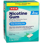 H-E-B 2 mg Nicotine Gum Arctic Mint
