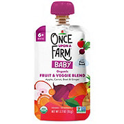 Once Upon a Farm Organic Baby Food Pouch - Apple Carrot Beet & Ginger
