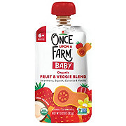 Once Upon a Farm Organic Baby Food Pouch - Strawberry Squash Coconut & Vanilla