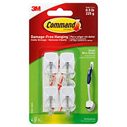 Command Small Wire Hooks - White