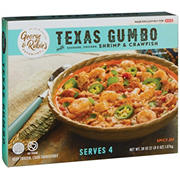 George & Rubie's Favorites Frozen Texas Gumbo - Shrimp & Crawfish, 38 oz