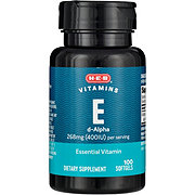 H-E-B Vitamins E 268 mg (400 IU) Softgels