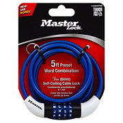 Master Lock Combination Cable Lock, Colors May Vary