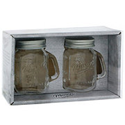 Mason Craft & More Clear Glass Salt And Pepper Jar Shakers