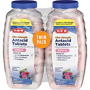 H-E-B Calcium Antacid Extra Strength Berry Twin Pack