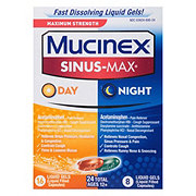 Mucinex Sinus-Max Day & Night Liquid Gels