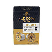 Aldecoa Sumatra Medium Roast Single Serve Coffee Capsules