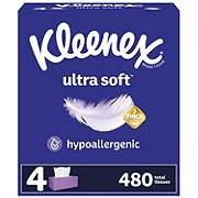 Kleenex Ultra Soft Facial Tissues - 4 pk