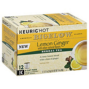 Bigelow Lemon Ginger Herbal Tea Single Serve K Cups