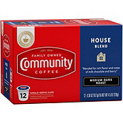 Community Coffee House Blend Medium Dark Roast Single Serve Coffee K Cups