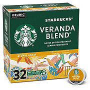 Starbucks Veranda Blend Blonde Roast Single Serve Coffee K Cups