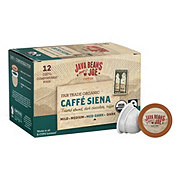 Java Beans & Joe Fairtrade Organic Caffe Siena Medium Dark Roast Single Serve Coffee Cups