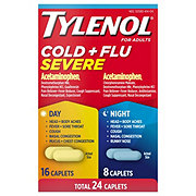 Tylenol Cold + Flu Severe Day & Night Caplets