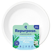 Field & Future by H‑E‑B Extra Strong Compostable Fiber Plates, 10 in