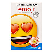 Emoji Fun Shaped Antibacterial Bandages